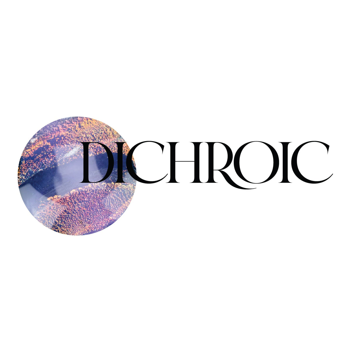 Handmade dichroic glass beads collection with color shifting sparkle for jewelry making