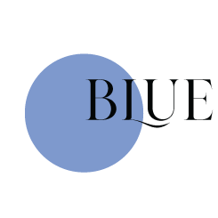 All blue glass beads by Unicorne Beads