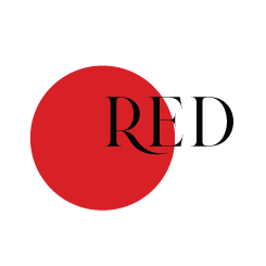 Red glass beads from Unicorne Beads