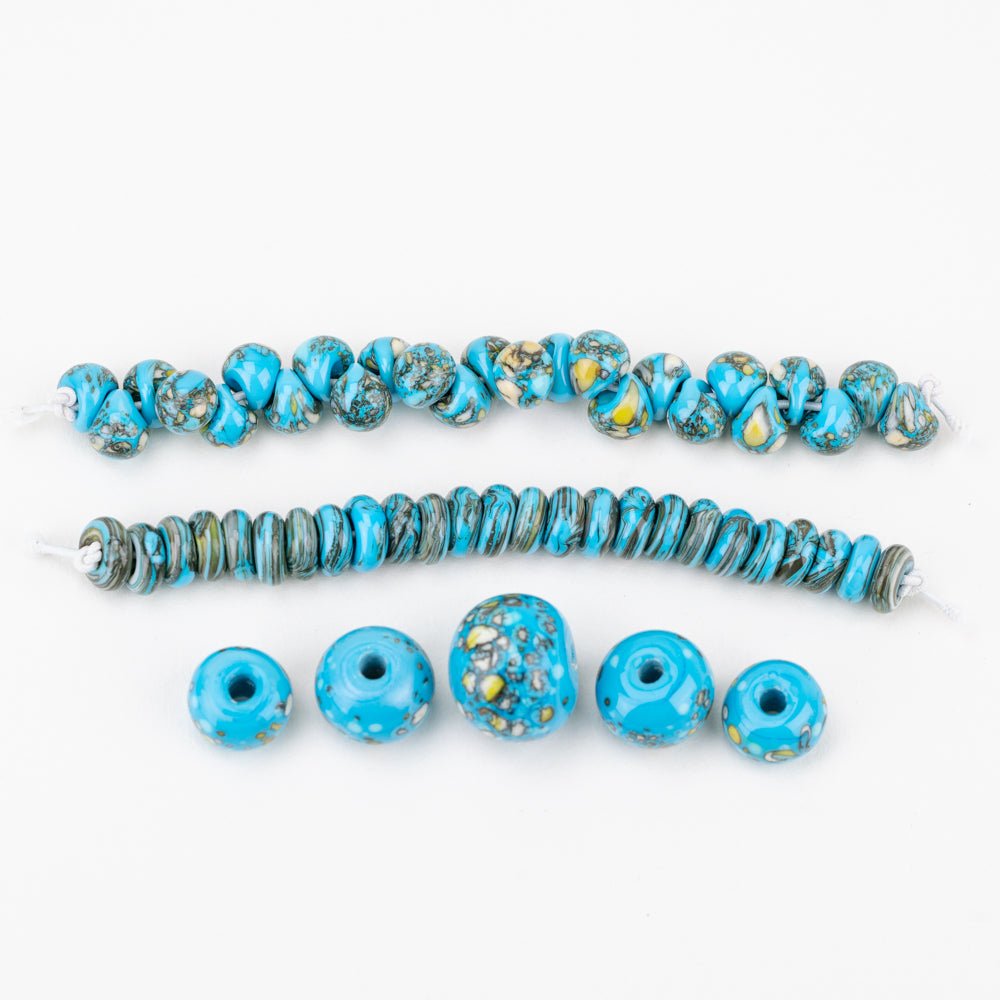 Assorted Grouping - Isabella - Handmade Glass Beads - Unicorne Beads