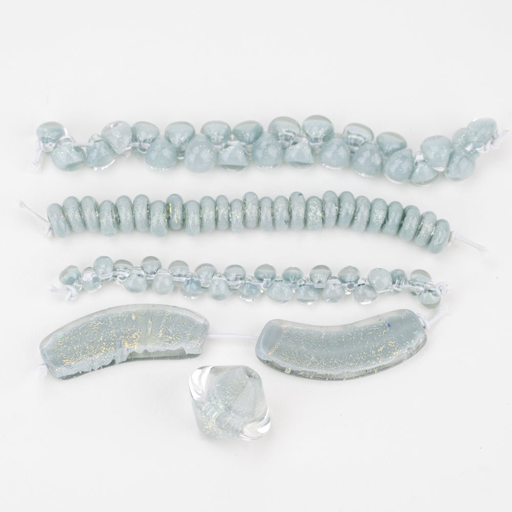 Assorted Grouping - Winter Wonderland Collection - Handmade Glass Beads - Unicorne Beads