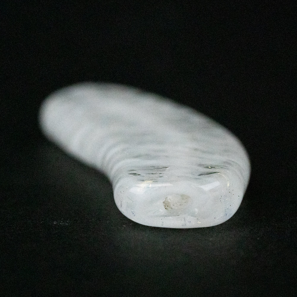 Banana Beads - White Chocolate (2 beads) - Handmade Glass Beads - Unicorne Beads