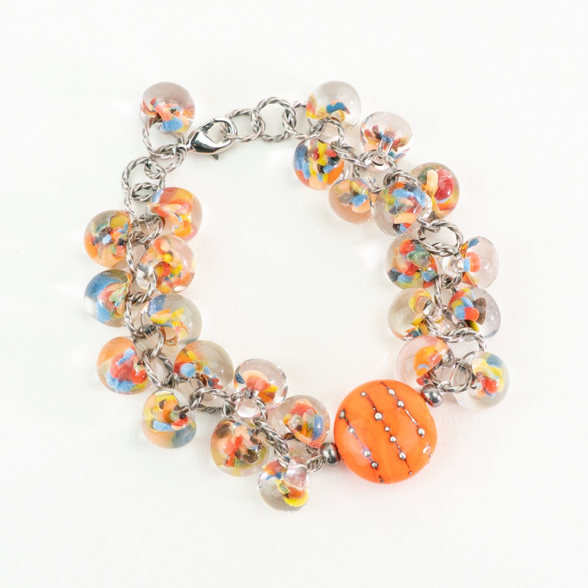 Bird of Paradise DIY jewelry kit by Unicorne Beads featuring glass teardrop beads