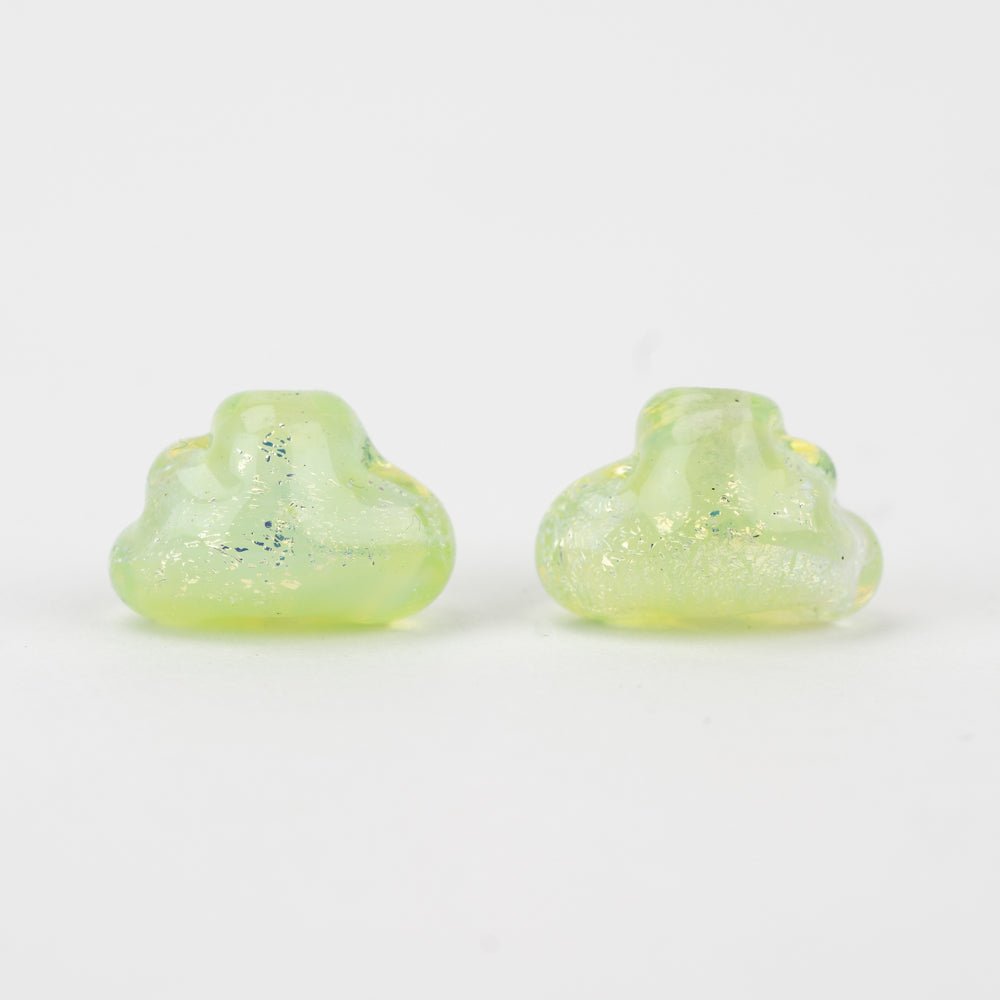 Cloud Beads - Pixie Dust (2 Beads) - Handmade Glass Beads - Unicorne Beads