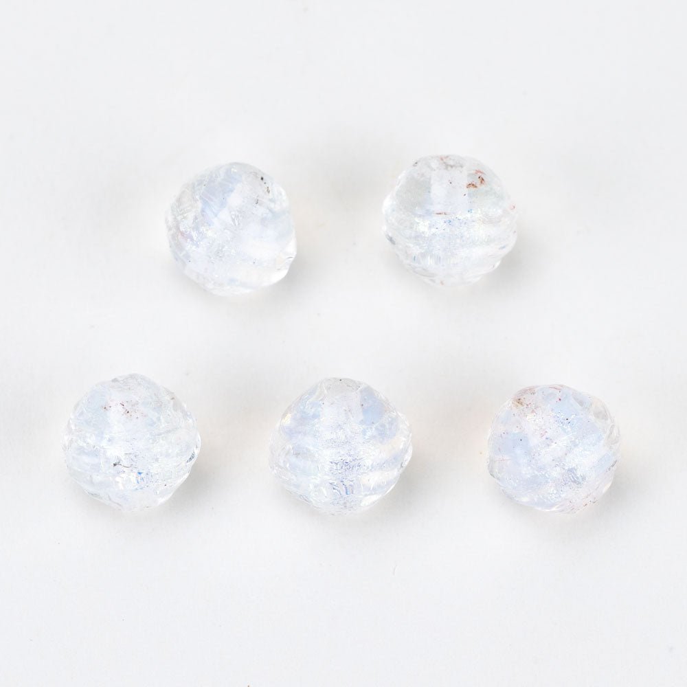 Coconut Beads - Ghost - Handmade Glass Beads - Unicorne Beads