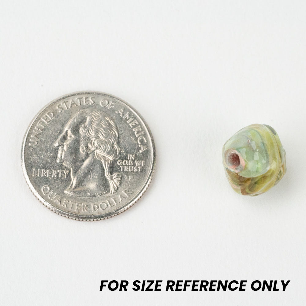 Coconut Beads - Serenity - Handmade Glass Beads - Unicorne Beads