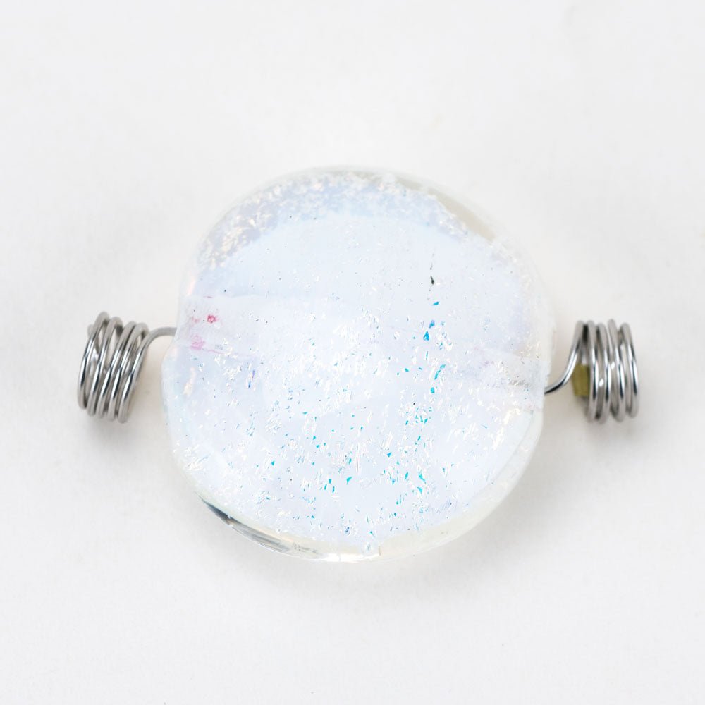 Coin Beads - Exotic - Large - Ghost - Premium Glass Beads - Unicorne Beads