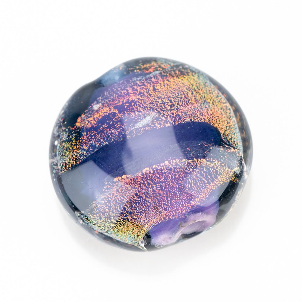 Coin Beads - Exotic - Large - Morocco - Handmade Glass Beads - Unicorne Beads