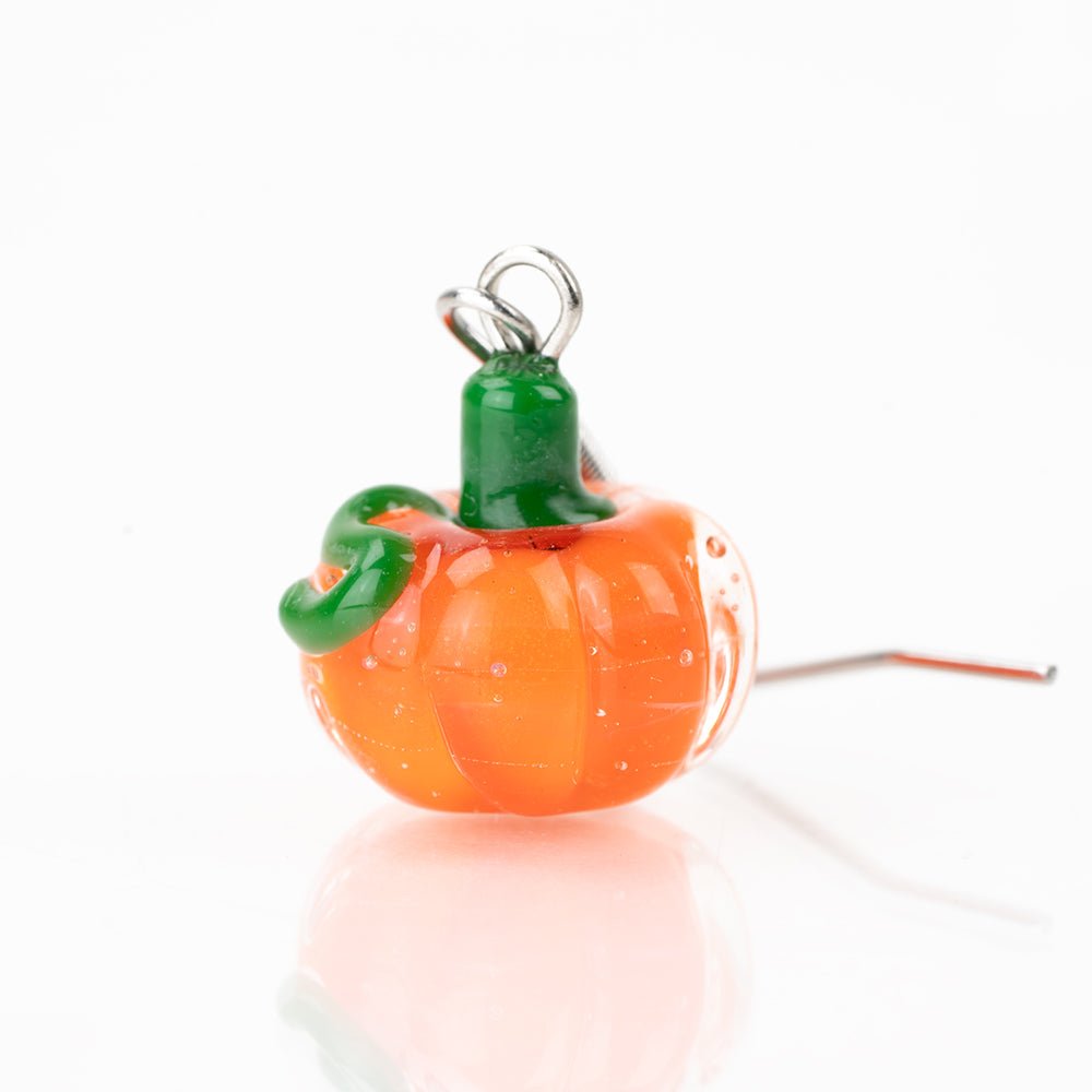 Dangle Earrings - Pumpkins - Handmade Glass Beads - Unicorne Beads