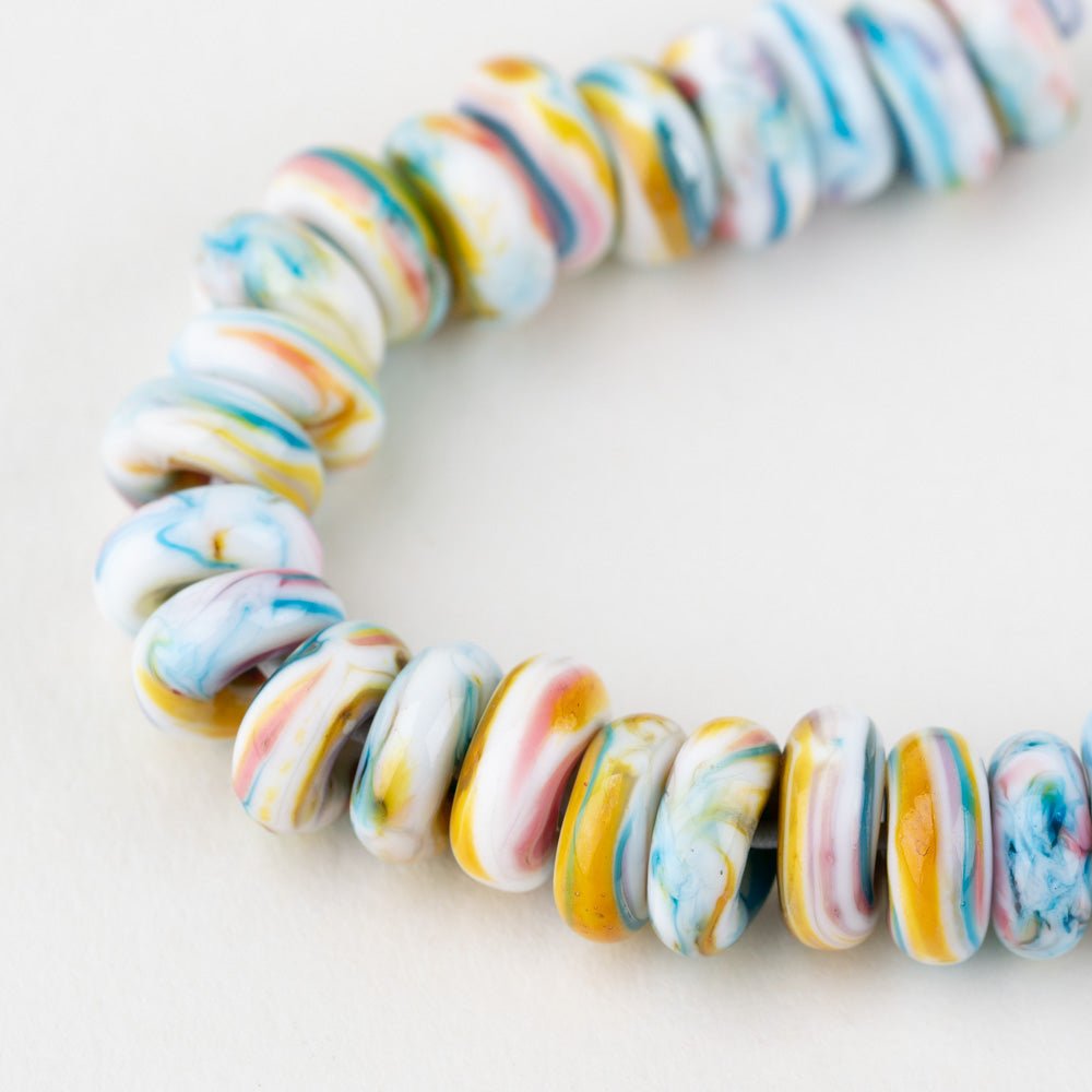 Donut Beads - Aspen - Premium Glass Beads - Unicorne Beads