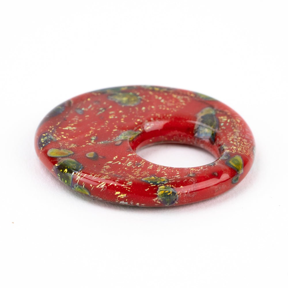 Halo Disk - Large - Love Spell - Handmade Glass Beads - Unicorne Beads