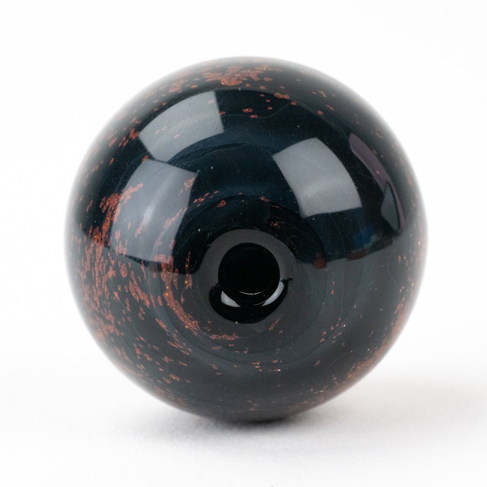 Hollow Marble - Dark Magic - Handmade Glass Beads - Unicorne Beads