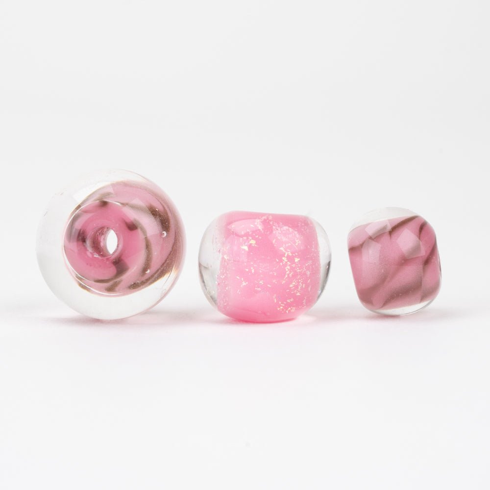 Marble Beads - Pink Fairy - Premium Glass Beads - Unicorne Beads