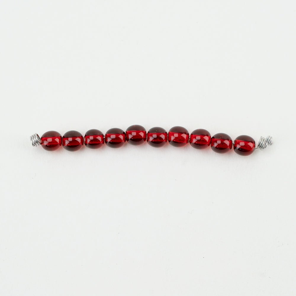 Round Bead - LRG - Blood Moon - Handmade Glass Beads - Unicorne Beads