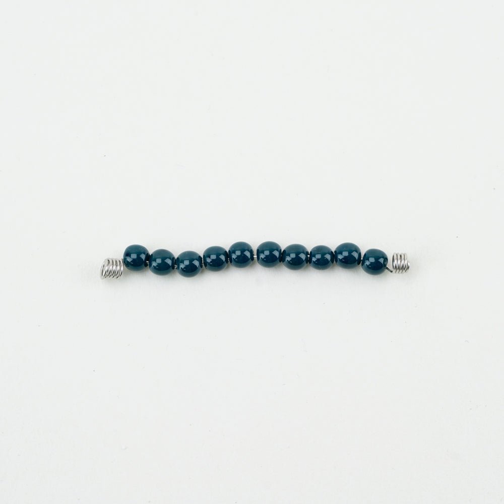 Round Bead - SM - Eclipse Navy - Handmade Glass Beads - Unicorne Beads