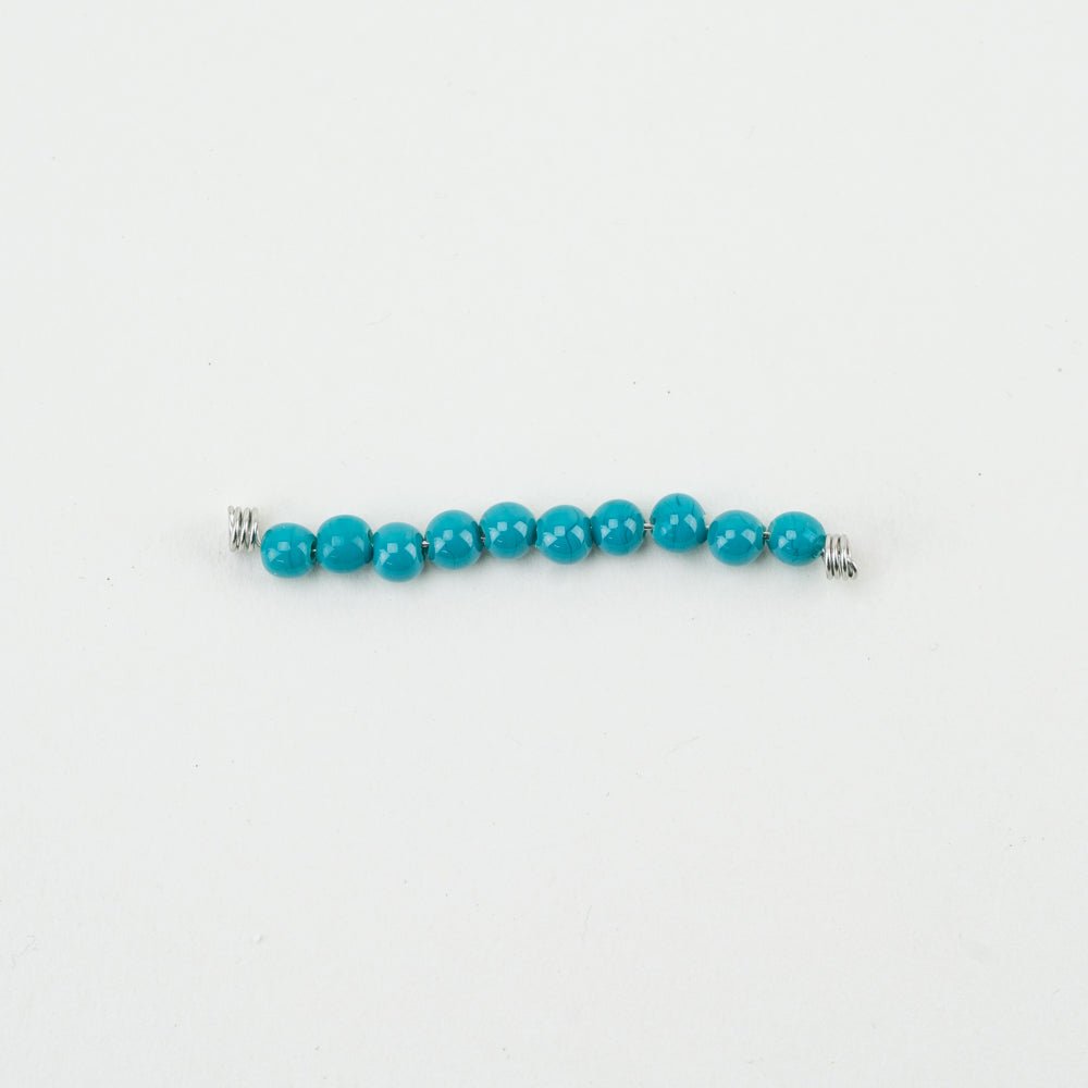 Round Bead - SM - Lagoon Breeze - Handmade Glass Beads - Unicorne Beads