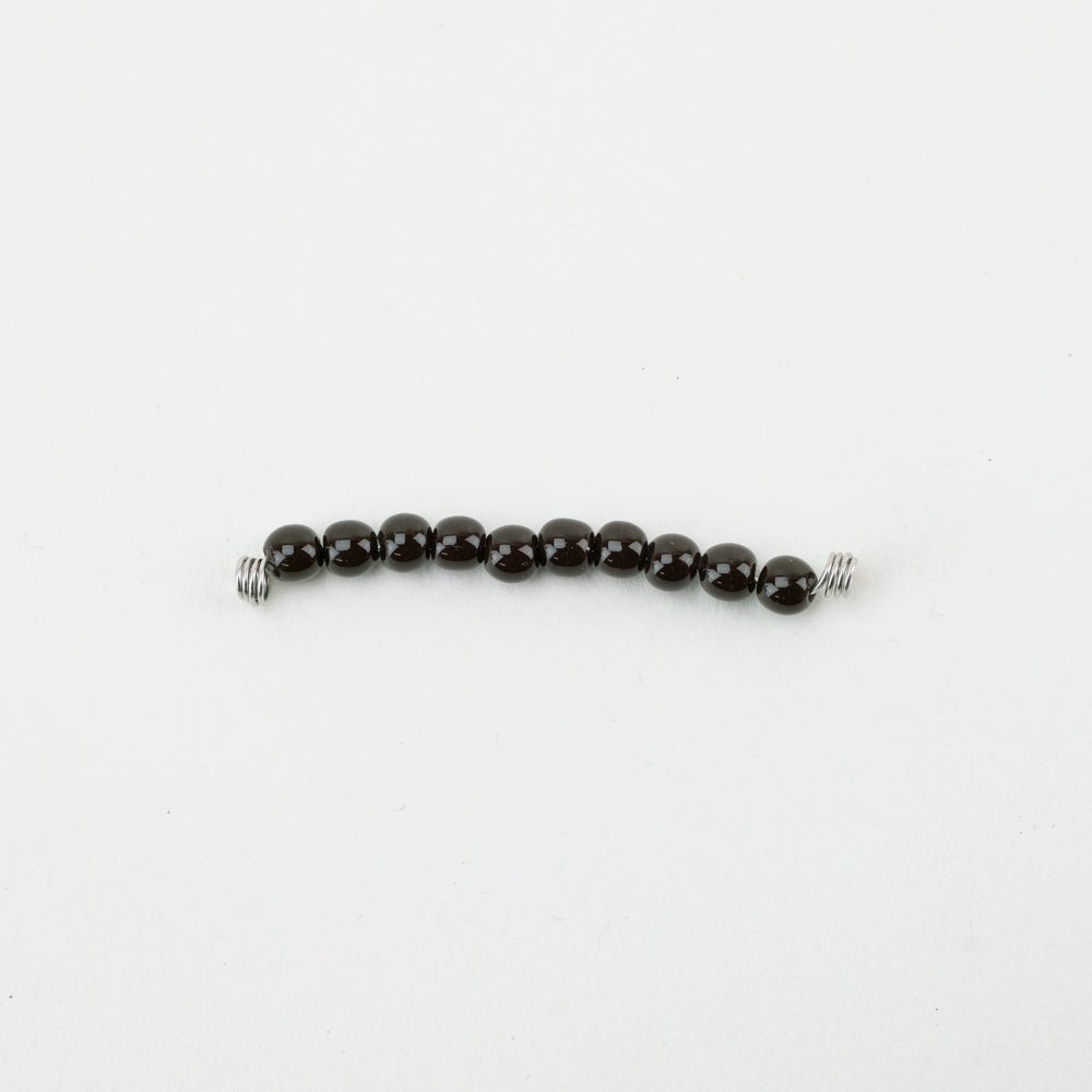 Round Bead - SM - Obsidian Night - Handmade Glass Beads - Unicorne Beads