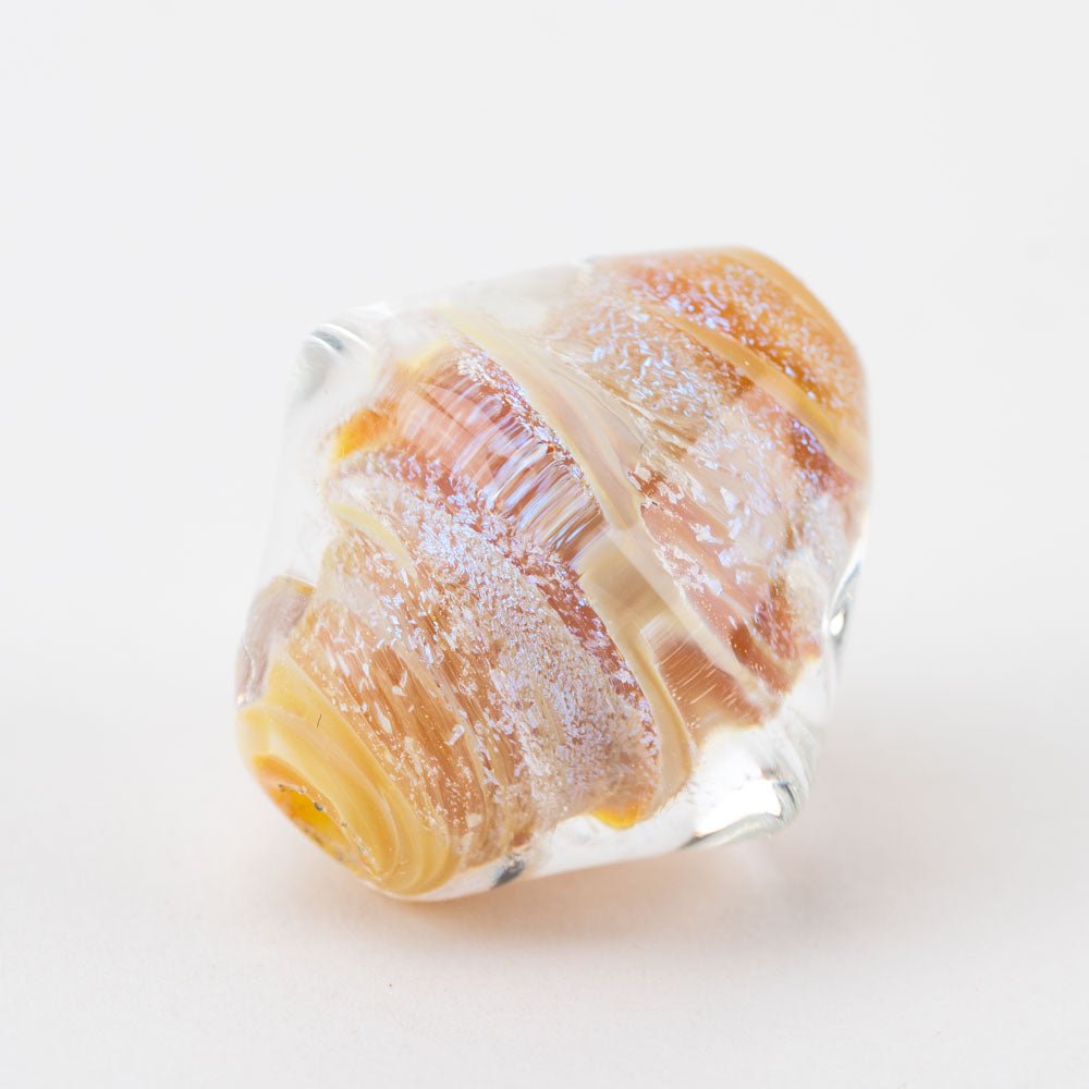 Spinner - Caramel Delight - Handmade Glass Beads - Unicorne Beads