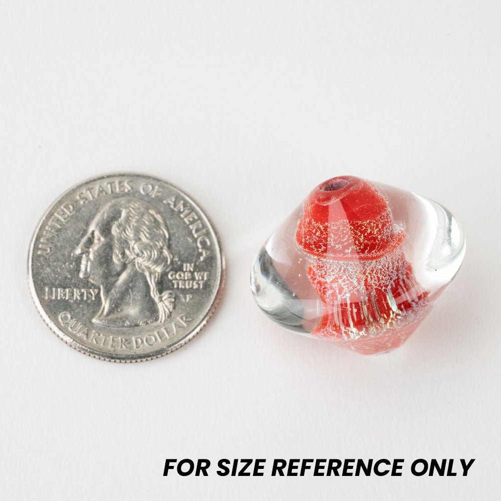 Spinner - Goldfish - Handmade Glass Beads - Unicorne Beads