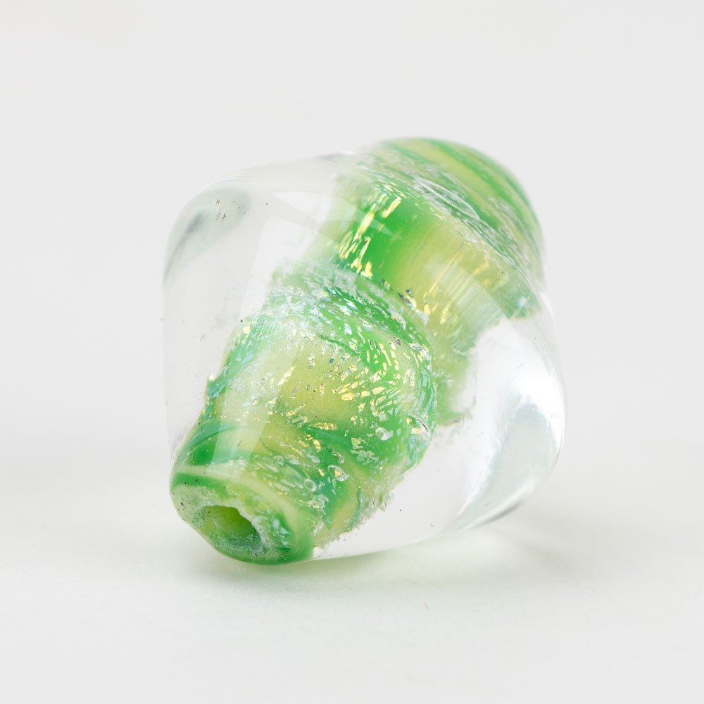 Spinner - Lime Juice - Handmade Glass Beads - Unicorne Beads