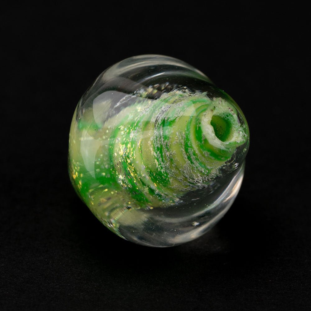 Spinner - Lime Juice - Handmade Glass Beads - Unicorne Beads