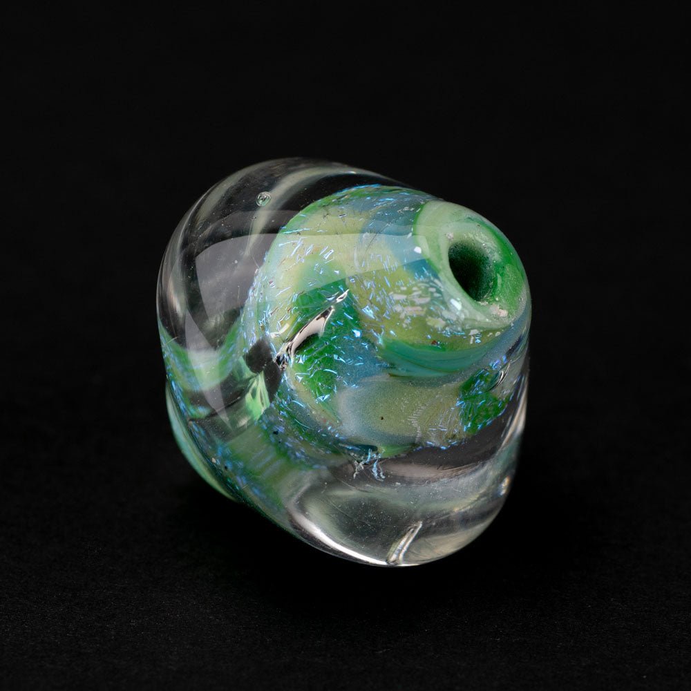 Spinner - Lime Sherbet - Handmade Glass Beads - Unicorne Beads