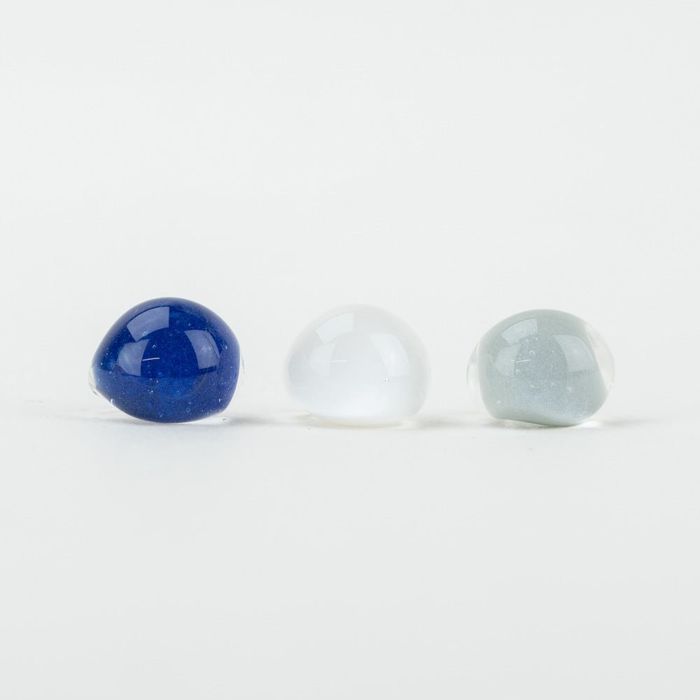 Teardrop Beads - Arctic Nightfall - Handmade Glass Beads - Unicorne Beads