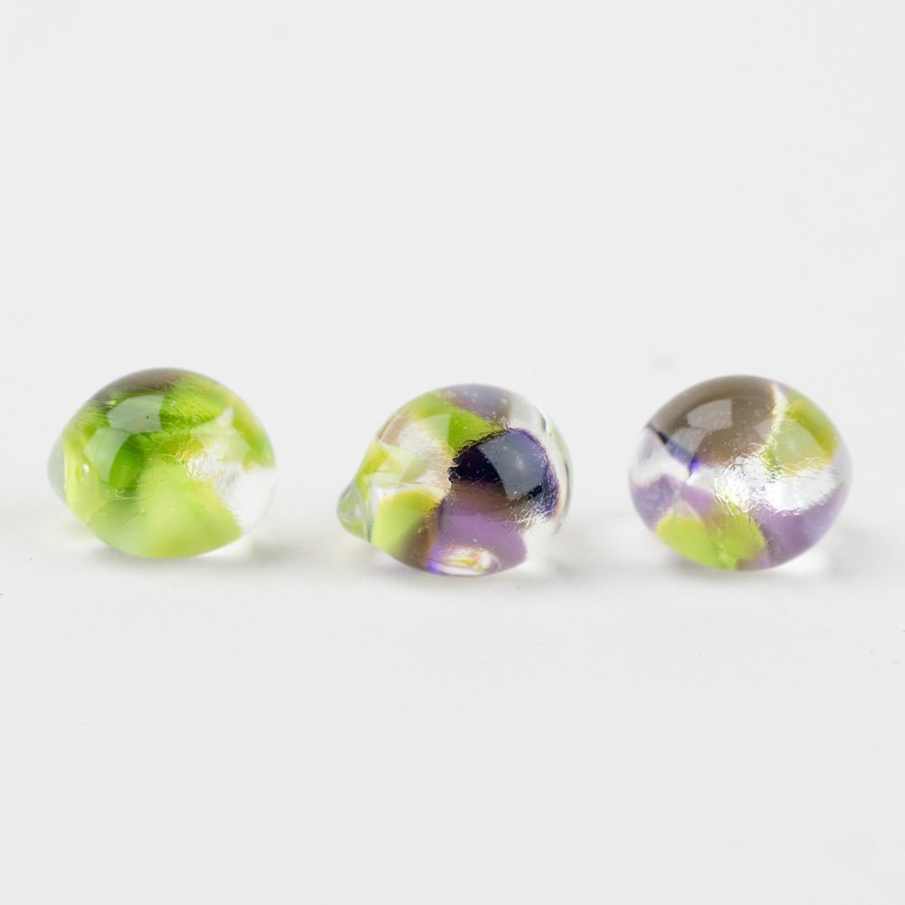 Teardrop Beads - Potion Garden - Handmade Glass Beads - Unicorne Beads