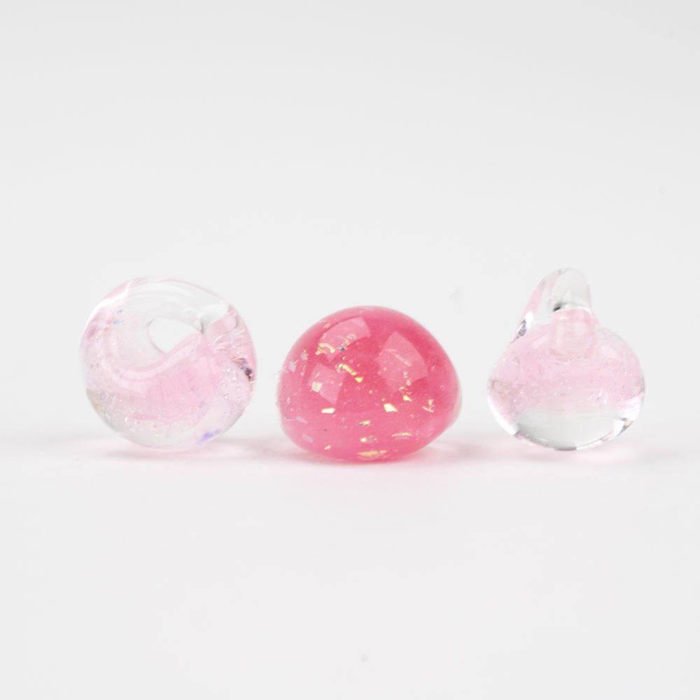 Teardrop Beads - Romantic Pink - Premium Glass Beads - Unicorne Beads