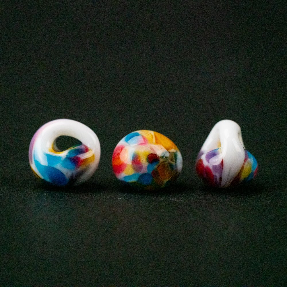 Teardrop - Exotic Series - Aspen - Handmade Glass Beads - Unicorne Beads