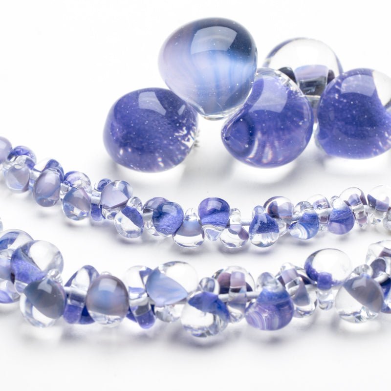 Teardrop Grouping - Enchanted (3 Strands) - Handmade Glass Beads - Unicorne Beads