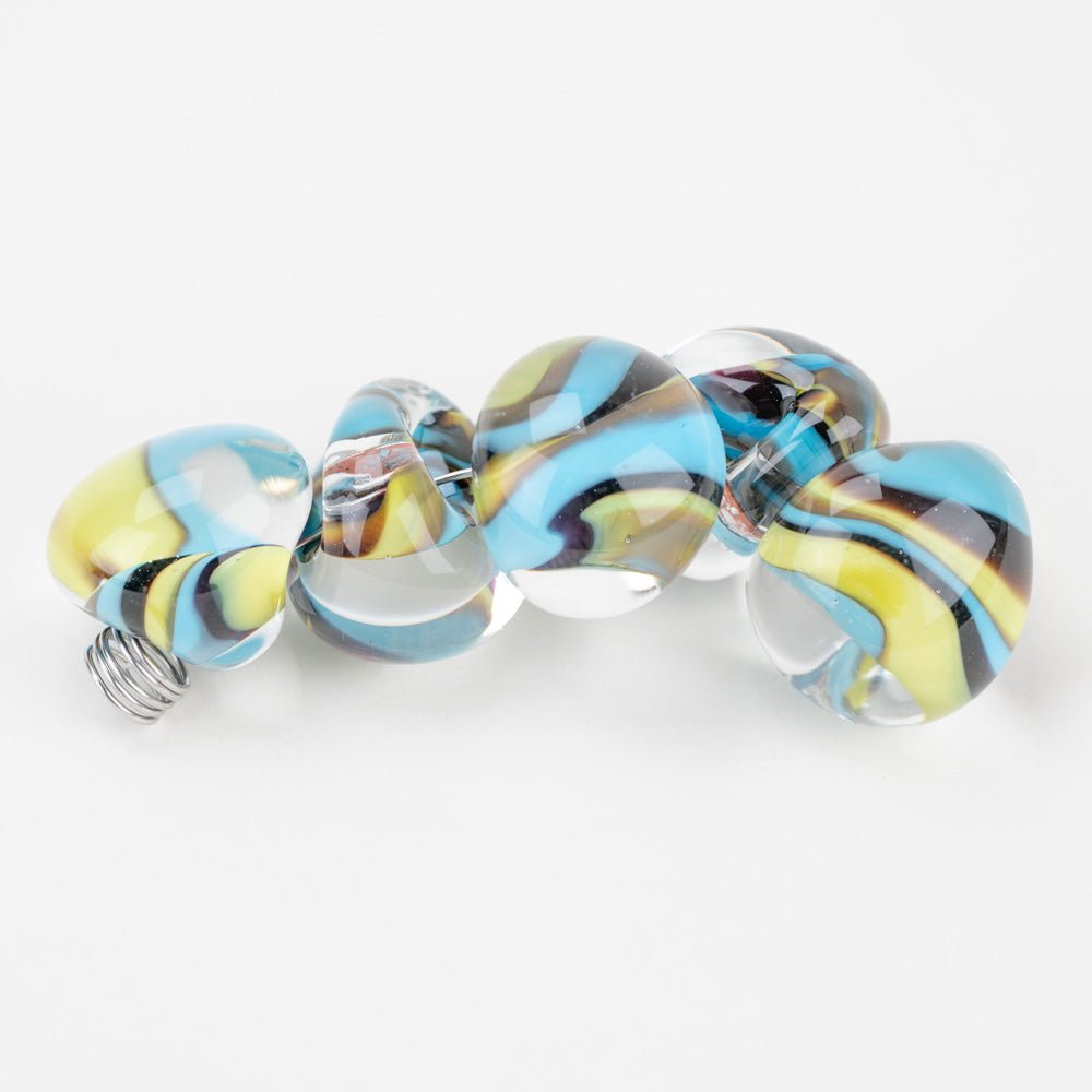 Teardrop - Jumbo - Arctic Bee - Handmade Glass Beads - Unicorne Beads