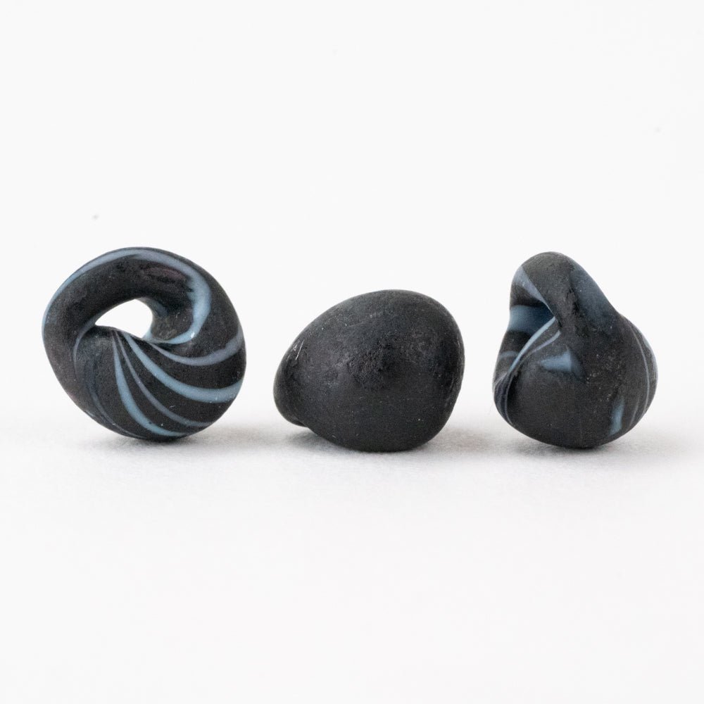 Teardrop - Milky Way - Handmade Glass Beads - Unicorne Beads