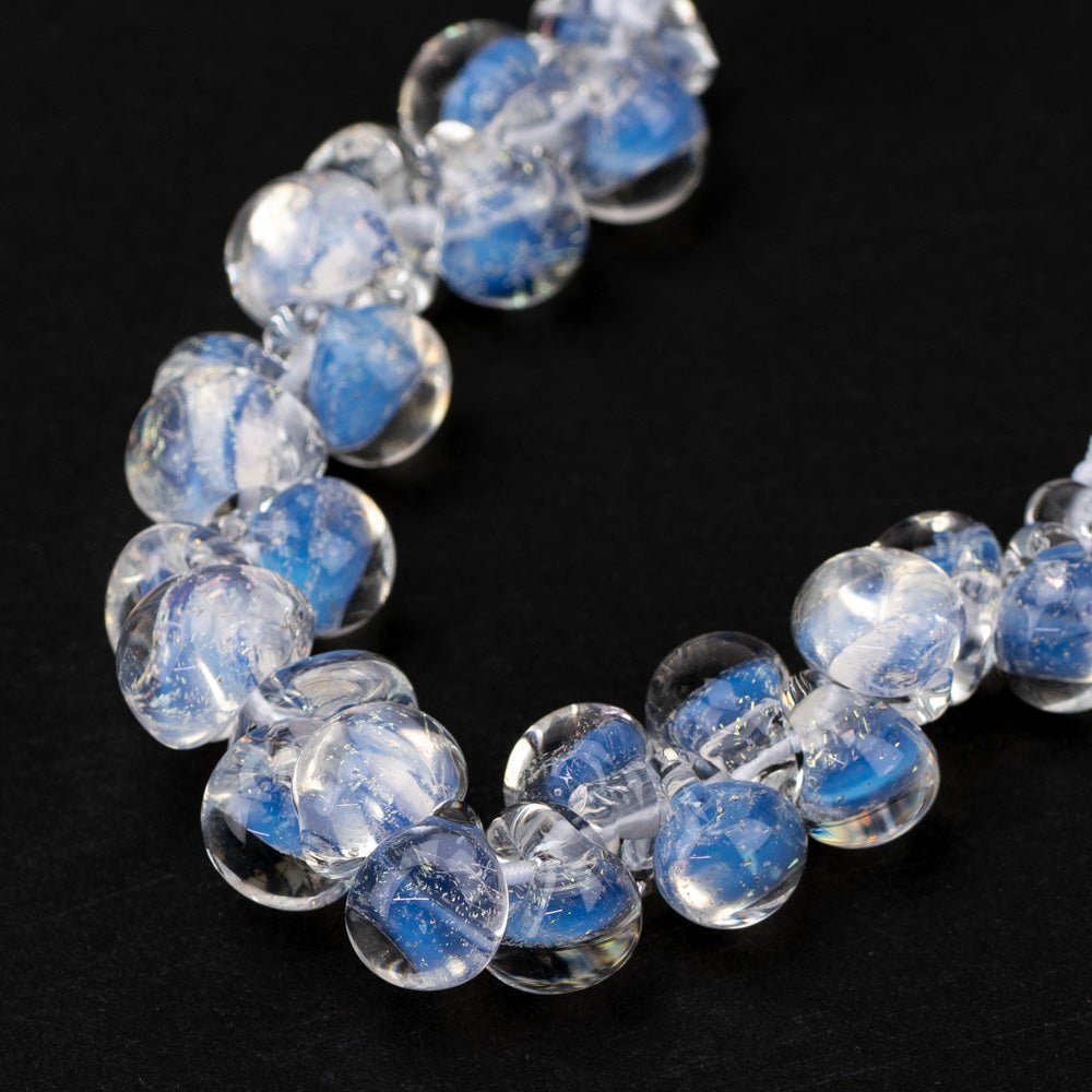 Teardrop - Mini - Ghost - Handmade Glass Beads - Unicorne Beads