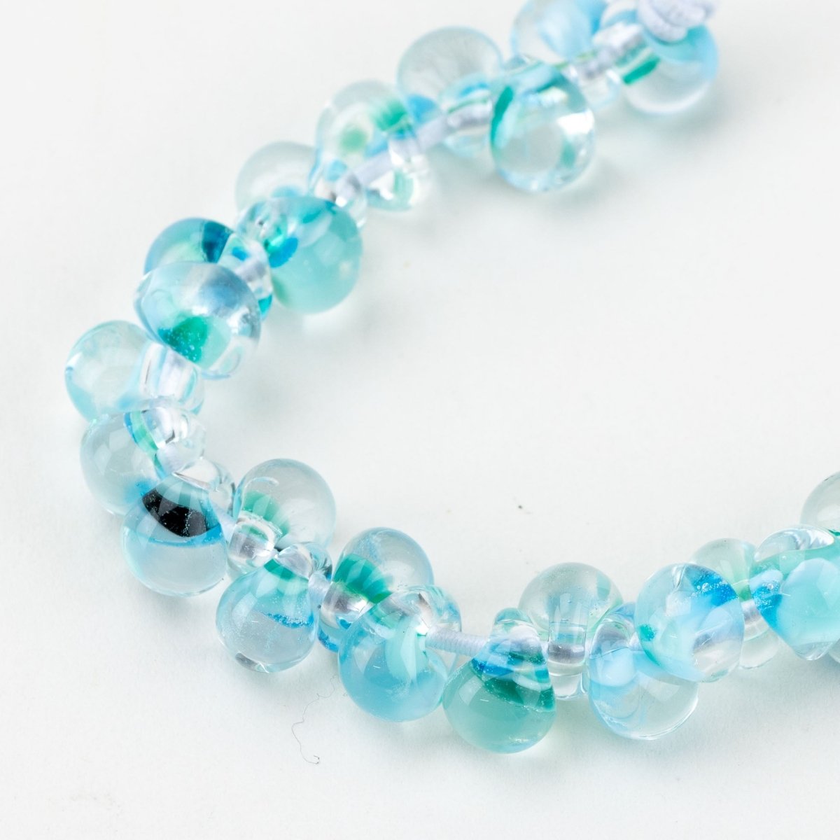Teardrop - Mini - Tropical Breeze - Premium Glass Beads - Unicorne Beads
