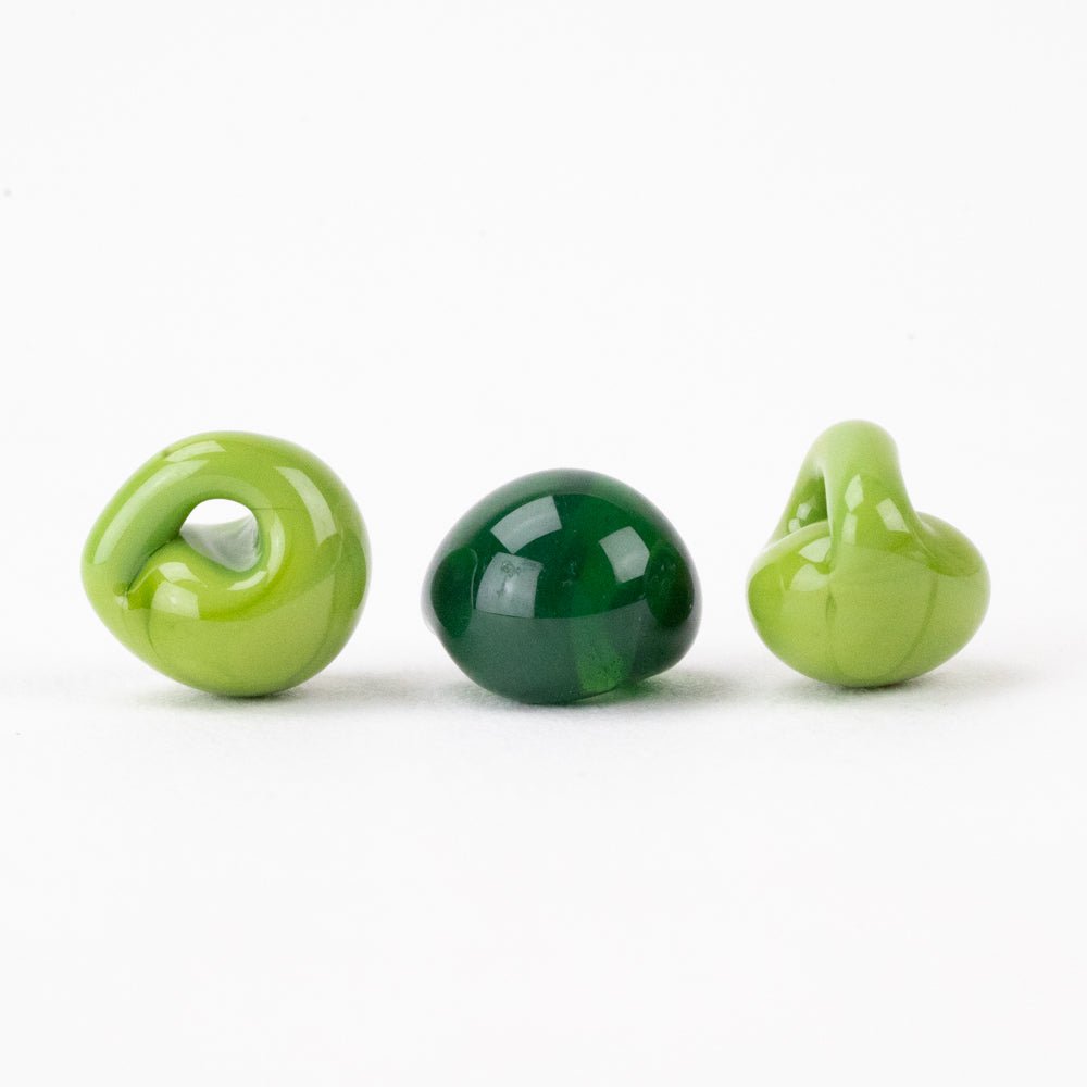 Teardrop - Mix - Mint Julep - Handmade Glass Beads - Unicorne Beads