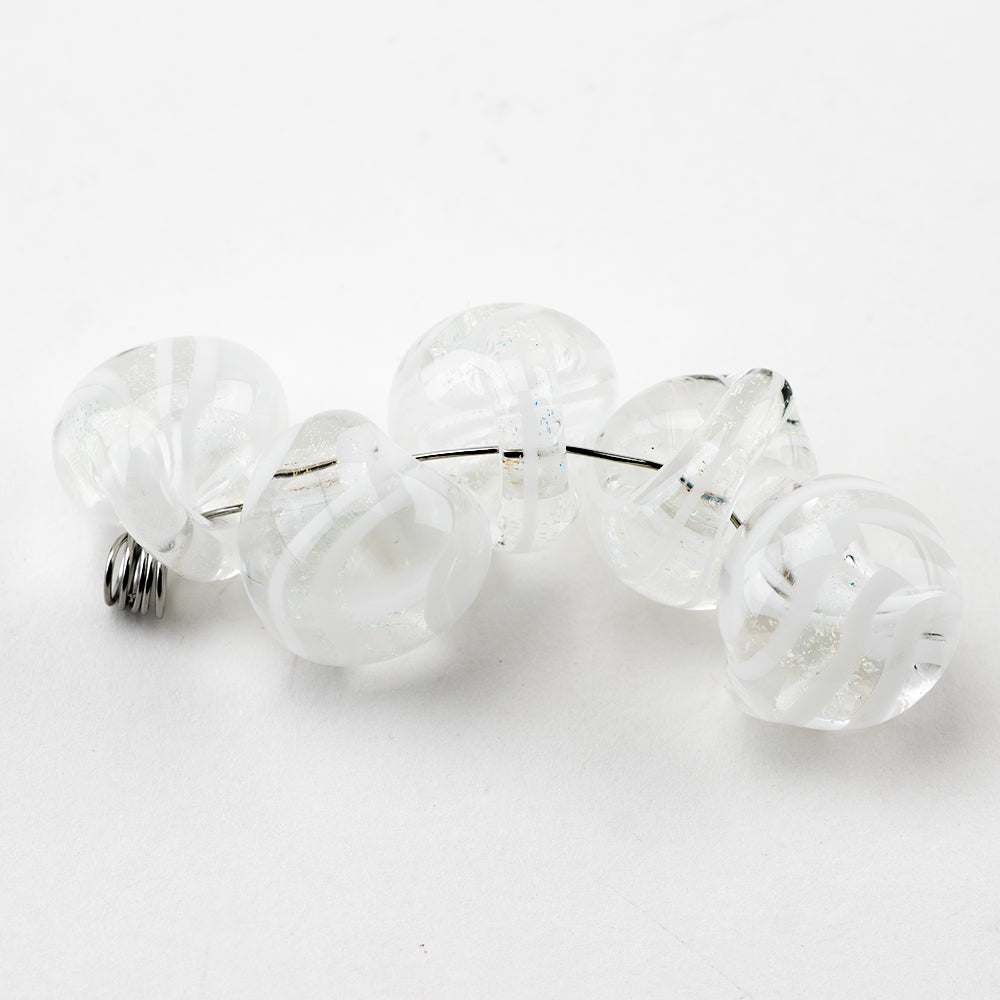 White Shell Teardrop Beads, 34mm by Bead Landing™