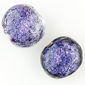 Coin Small - Dichoric 07 - Handmade Glass Beads - Unicorne Beads