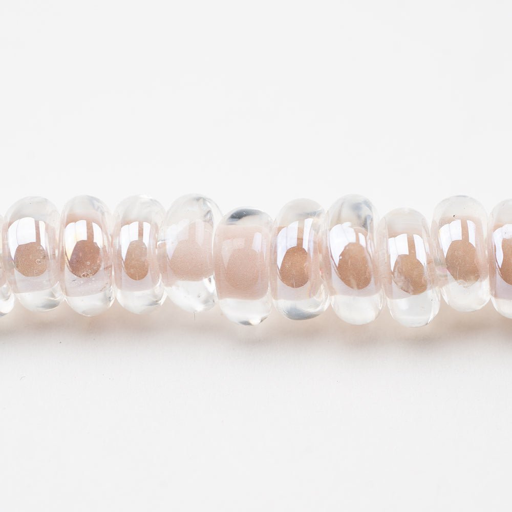 Donut Beads - Luster Series - Nude - Handmade Glass Beads - Unicorne Beads