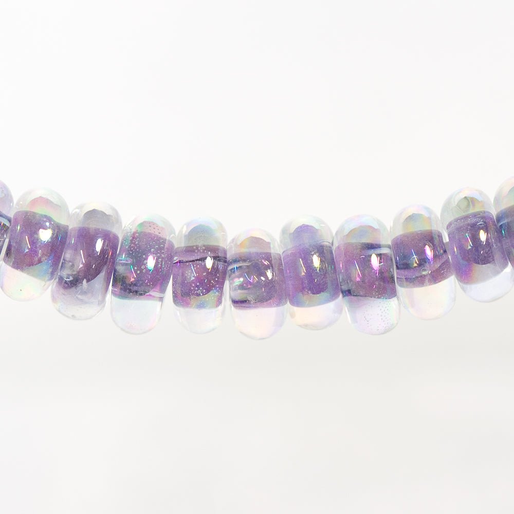 Donut Beads - Luster Series - Twilight - Handmade Glass Beads - Unicorne Beads