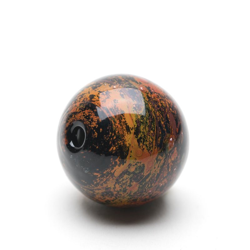 Hollow Marble - Dark Magic - Handmade Glass Beads - Unicorne Beads