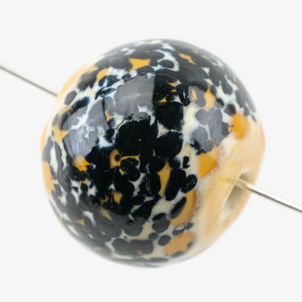 Hollow Marble - LRG - Cheetah - Premium Glass Beads - Unicorne Beads