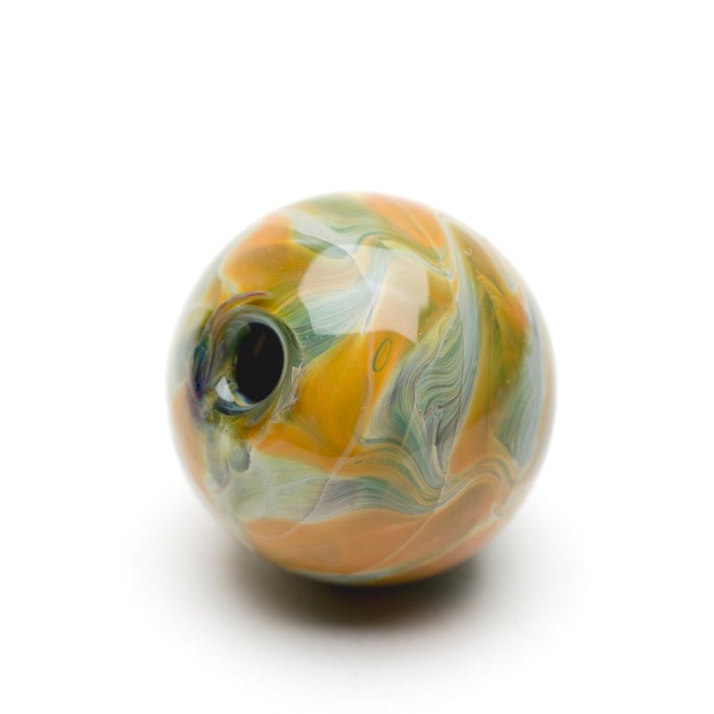 Hollow Marble - Multi Forest - Handmade Glass Beads - Unicorne Beads