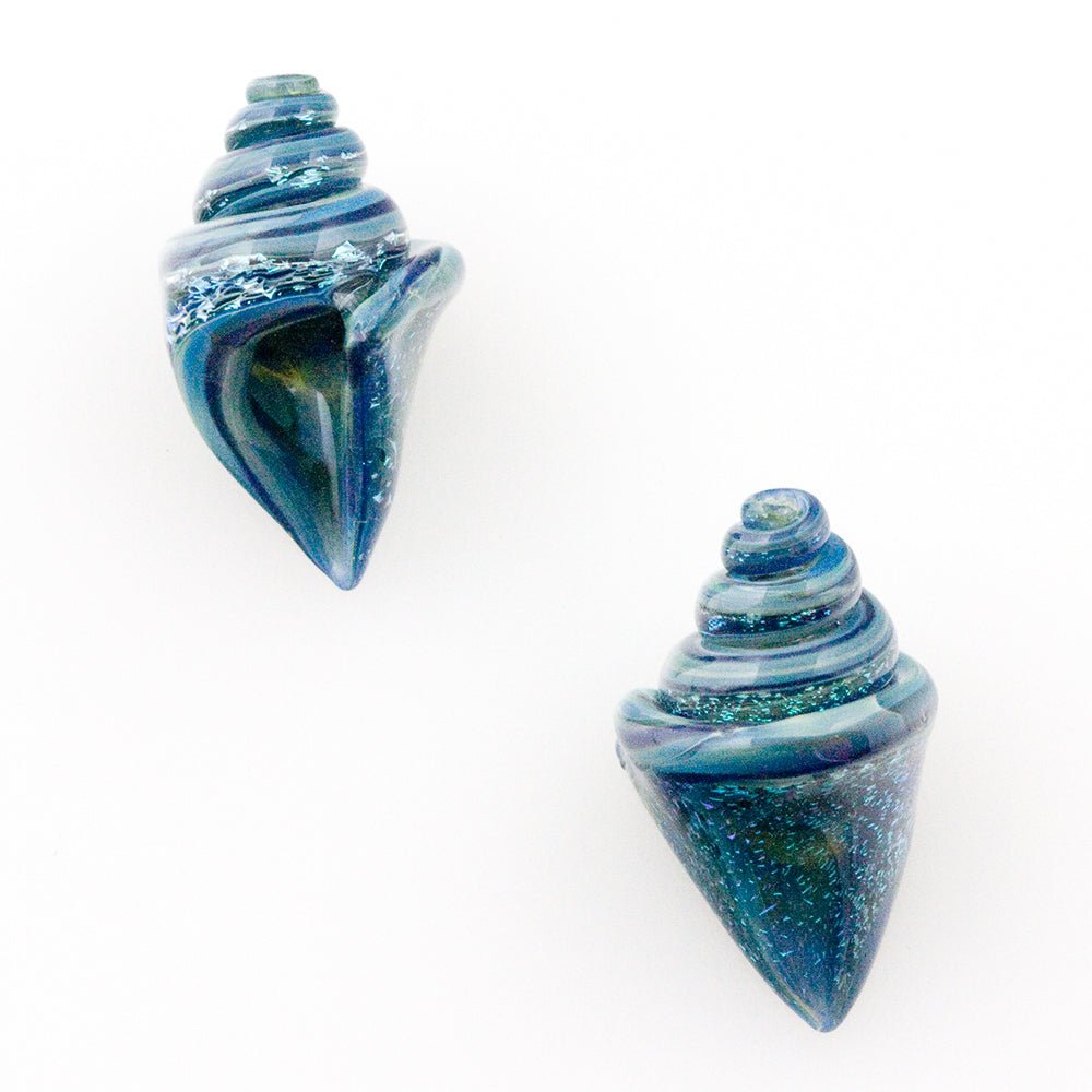 Nobilis Seashell Beads - Small - Seven Seas - Handmade Glass Beads - Unicorne Beads
