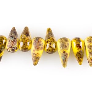 Spike Beads - Small - Summer Meadows - Handmade Glass Beads - Unicorne Beads