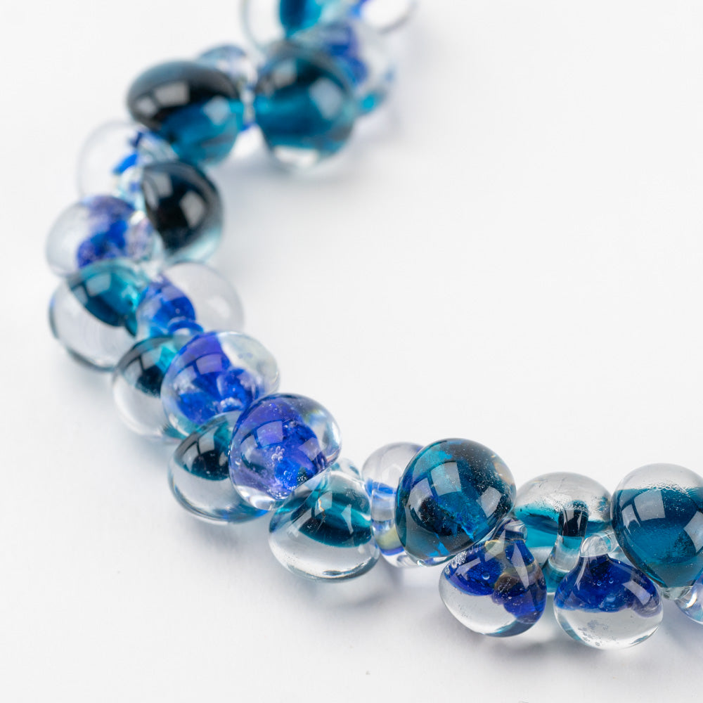 Teardrop Beads - Limited Edition - Mixed Blue