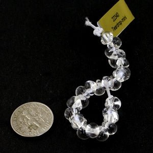 Teardrop Beads - Mini - Clear - Handmade Glass Beads - Unicorne Beads