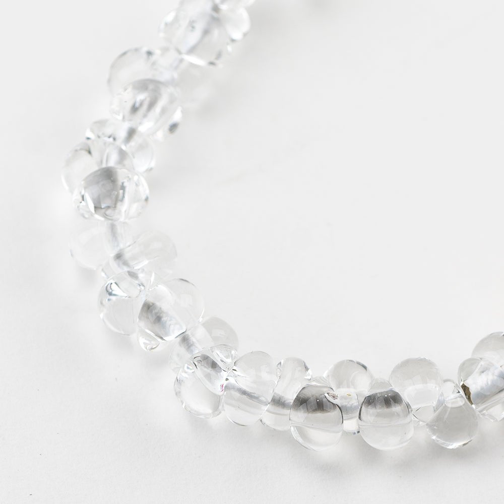 Teardrop Beads - Mini - Clear - Handmade Glass Beads - Unicorne Beads