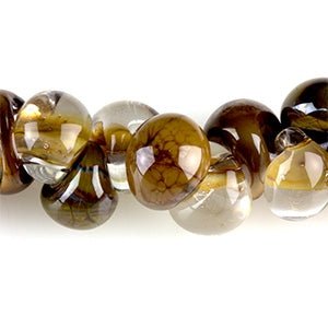 Teardrop Beads - Mix - Ivana - Handmade Glass Beads - Unicorne Beads
