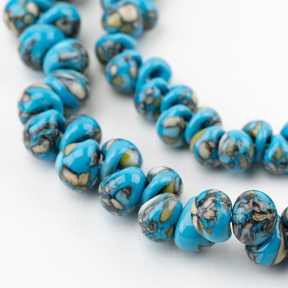 Teardrop Grouping - Isabella (2 Strands) - Handmade Glass Beads - Unicorne Beads